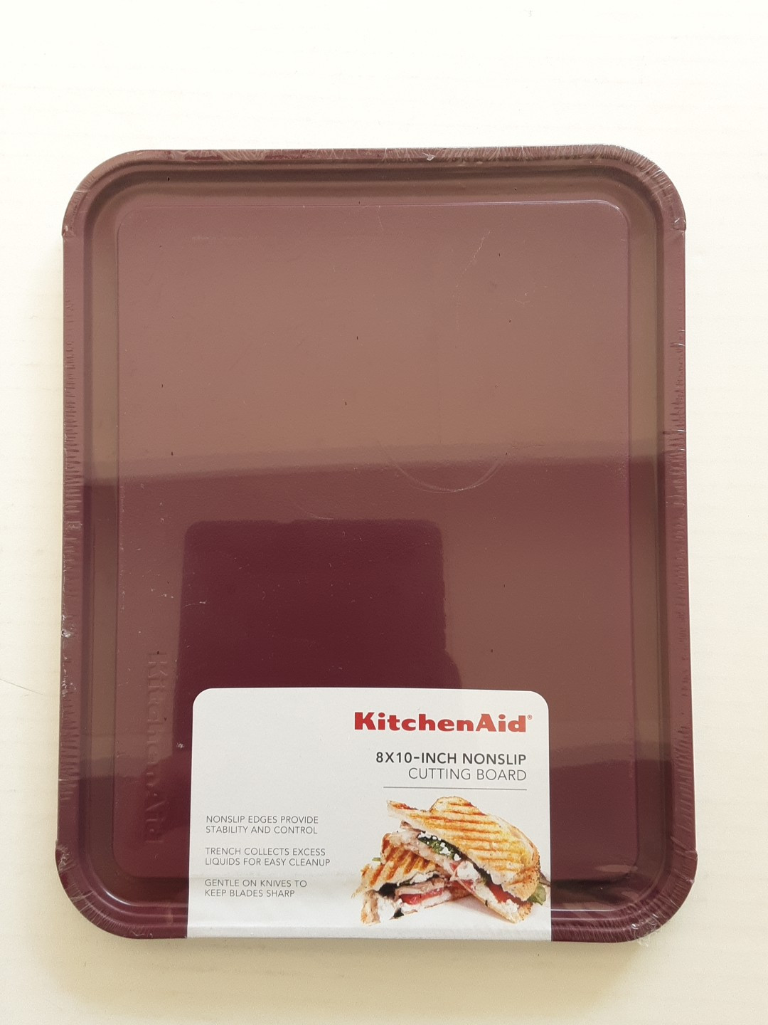 KitchenAid 8″x10″ Sandwich Cutting Board Beet Root Purple (NEW) KE701NOSBRA