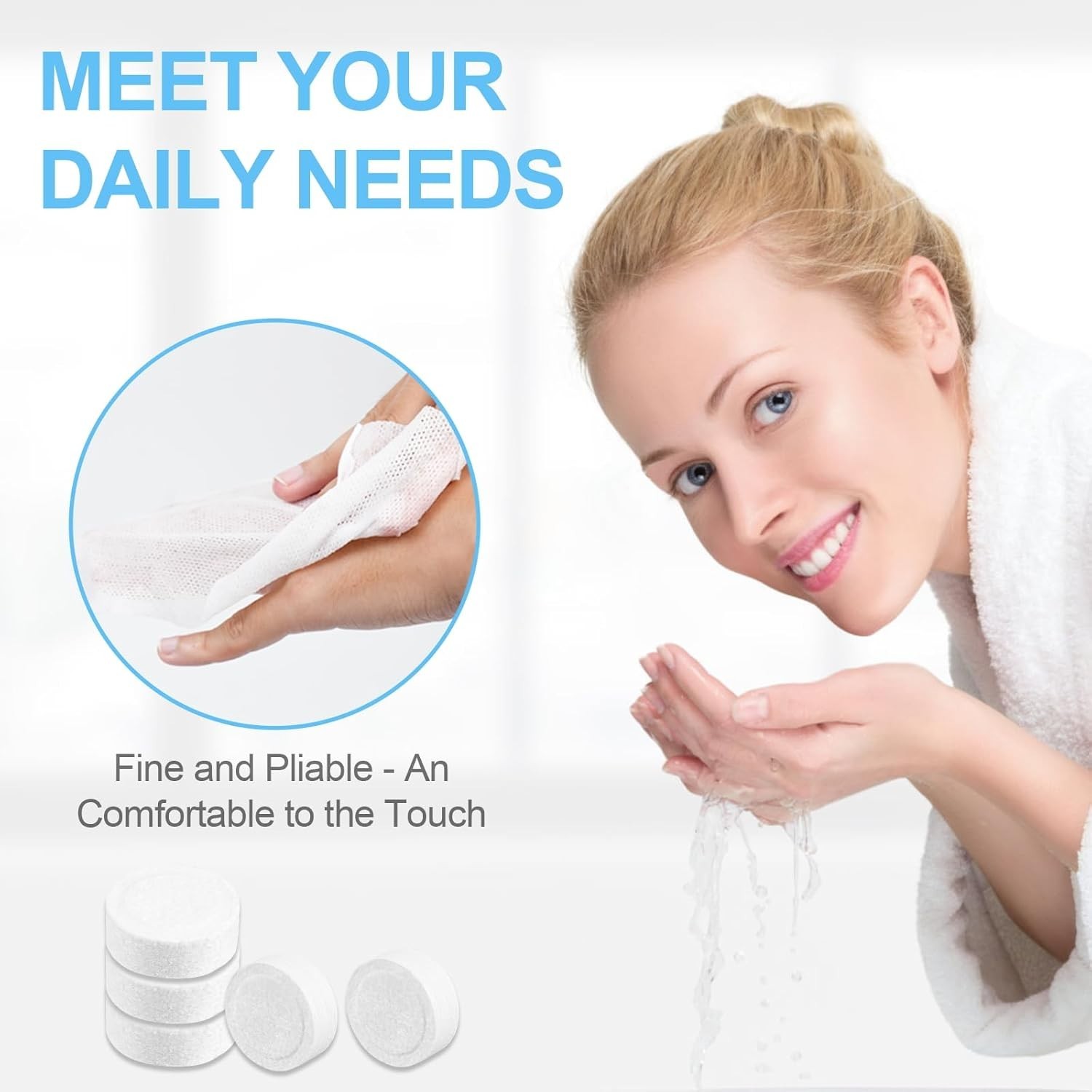 200 PCS Compressed Towels, Disposable Thick Portable Hand Towels for Travel
