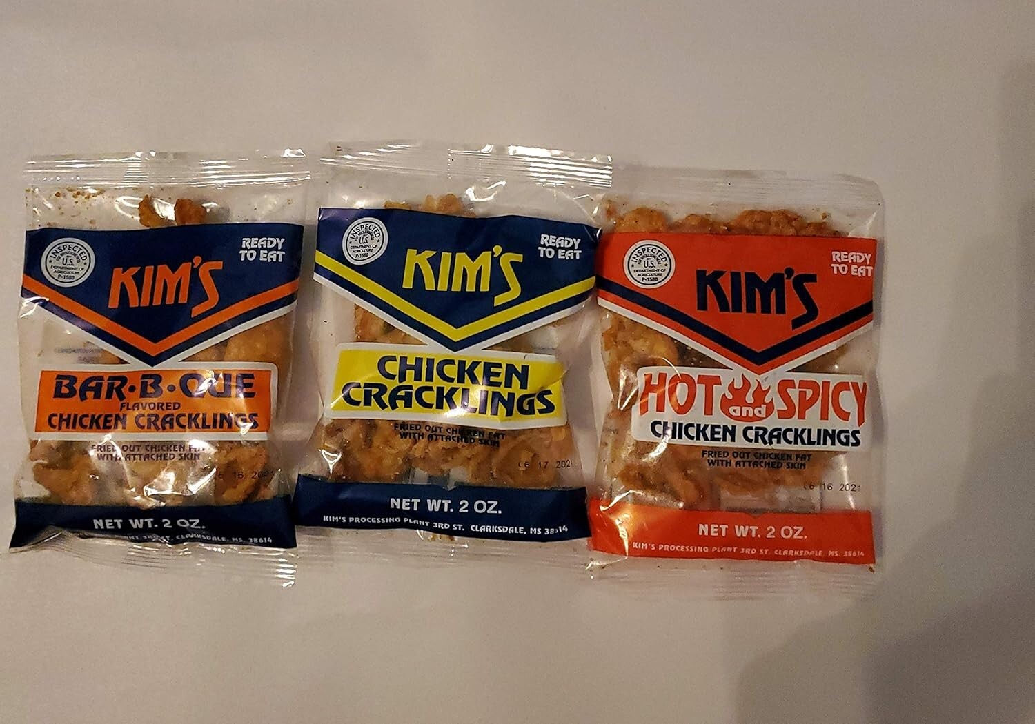Kim’s Chicken Skin 4 BBQ, 4 HOT, 4 REGULAR 12 pack