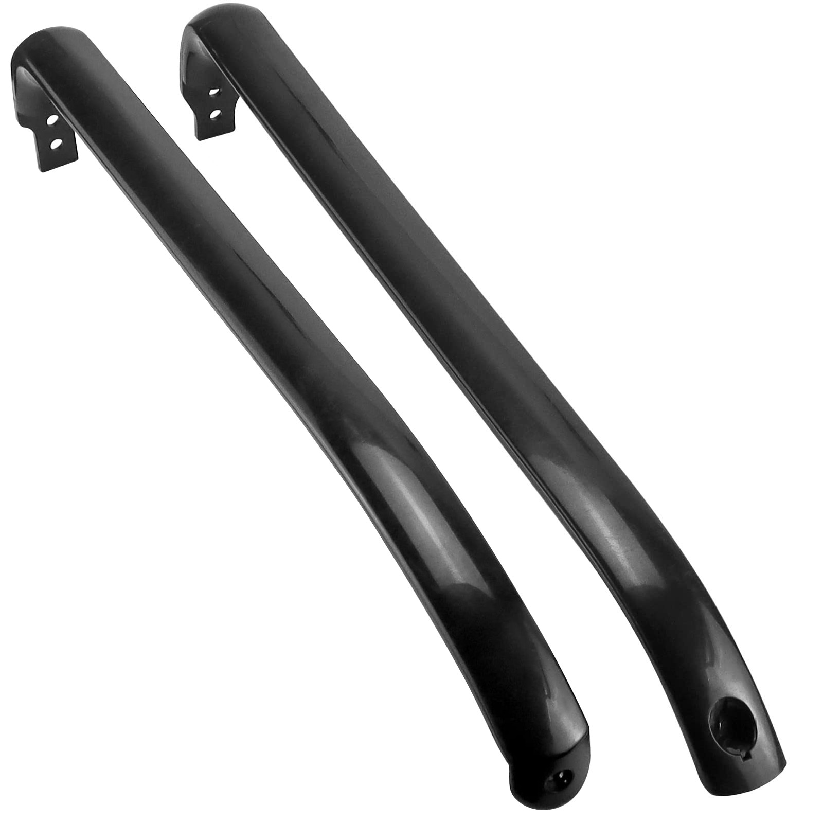 2 Pack WR12X22183 Black Refrigerator Door Handles Replace WR12X11008 WR12X11009