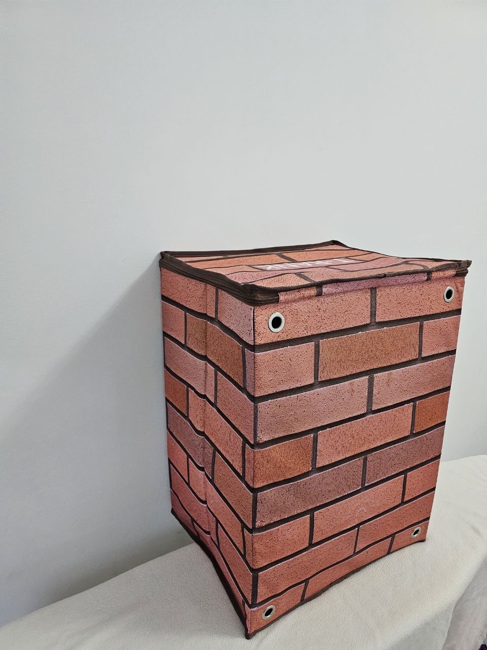 Box for Package Delivery Lockable Outdoor Parcel Drop Red Brick Design