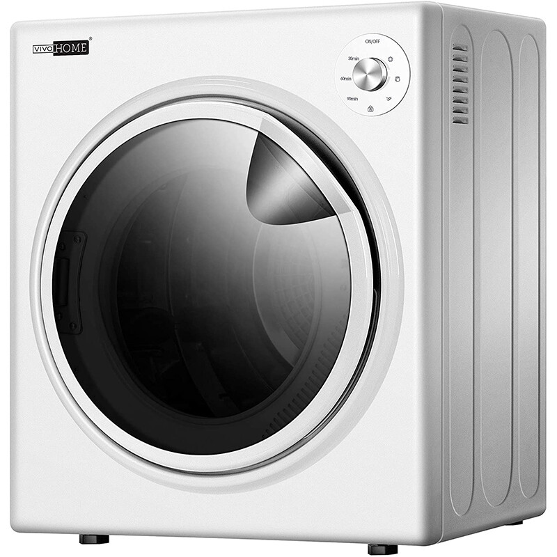 13 lbs Electric Compact Dryer, Front Load Clothes Dryer Machine 4 Drying Mode