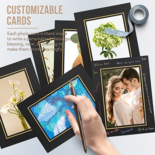 4×6 Paper Picture Frames with Easel Paper Photo Frame Cards DIY Cardboard