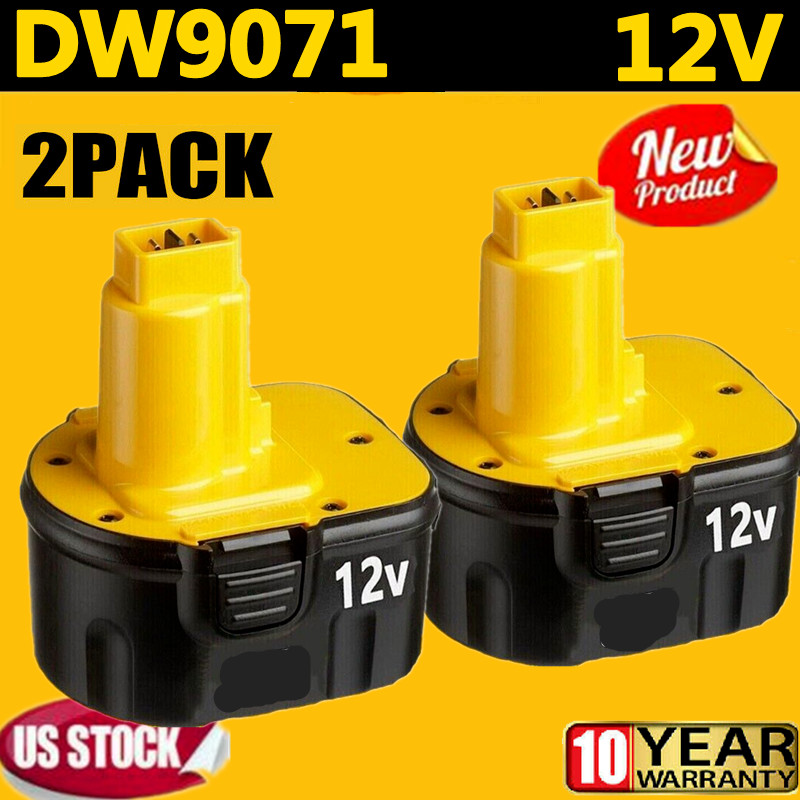 2Pack 12 Volt Replace For DEWALT DC9071 12V Battery DW9071 DW9072 DC9740 DW940