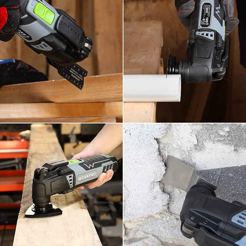 WORKPRO Oscillating Multi-Tool Kit 3.0Amp Corded Replaceable Oscillating Saw Set