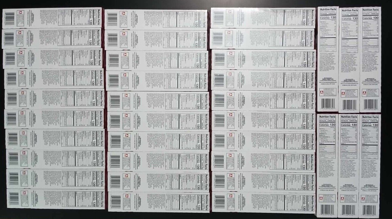 FULL CASE 36 BOXES Zachary Thin Mints ~ Raspberry ~ 5.5 OZ ~ SEALED ~ FAST SHIP