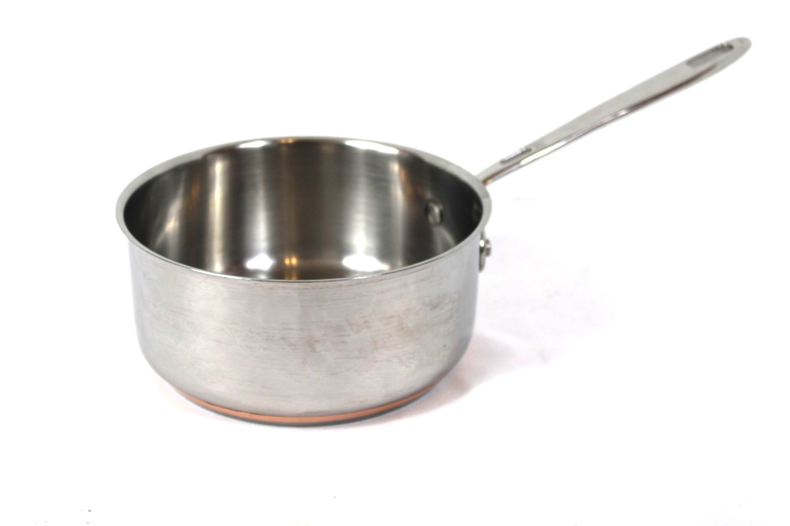 Emeril’s All Clad 2 Quart Saucepan Pot Copper Core Stainless Steel NO Lid