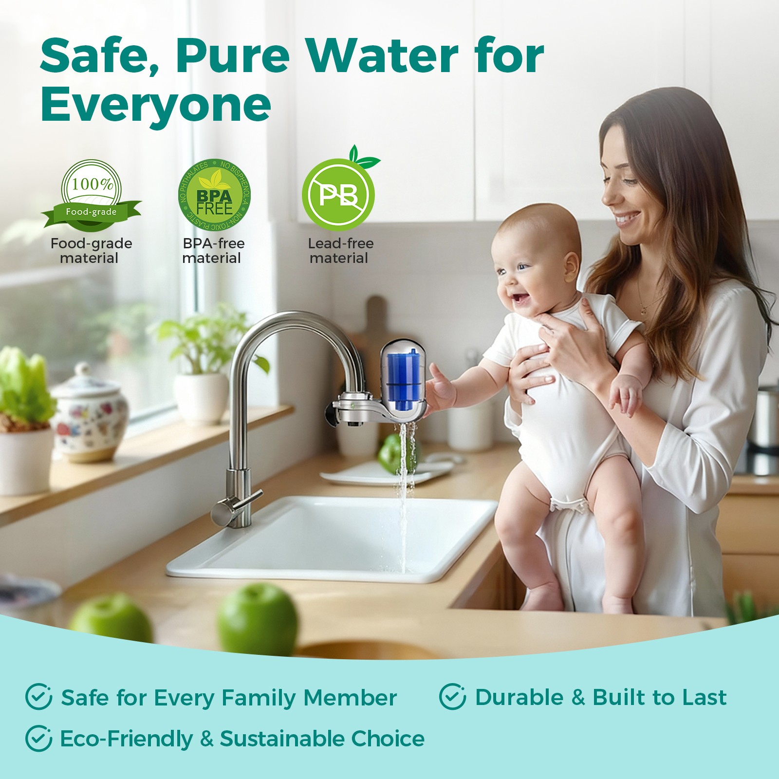 RF-9999 PFM400H Faucet Water Filter Replacement NSF Certified 2/3/4/6/8/12-Pack