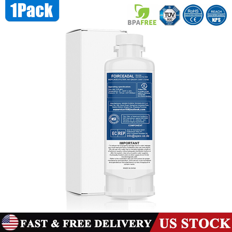 1/2/4/8/10Pack DA97-17376B Replacement for Samsung Refrigerator Water Ice Filter