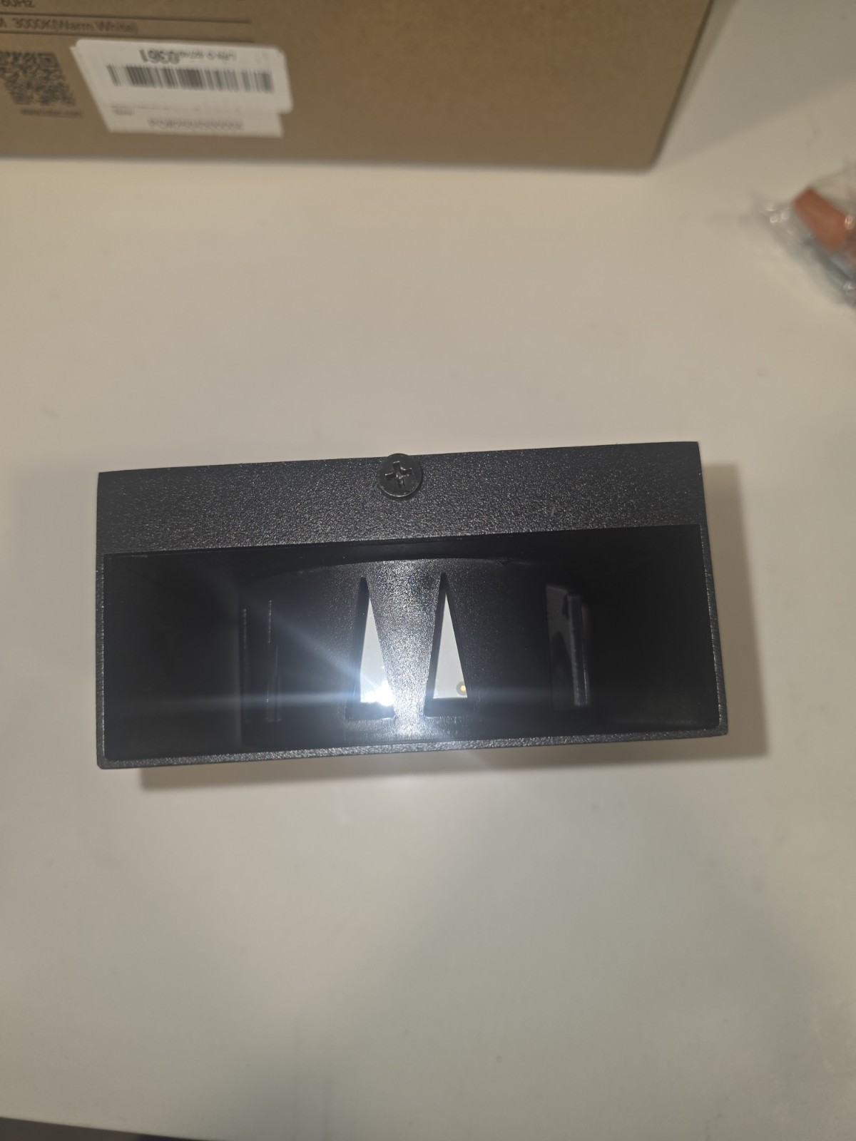 LUTEC 4-Pack LED Up & Down Modern Wall Lamp, Aluminum Anti Medium Square-4 pcs