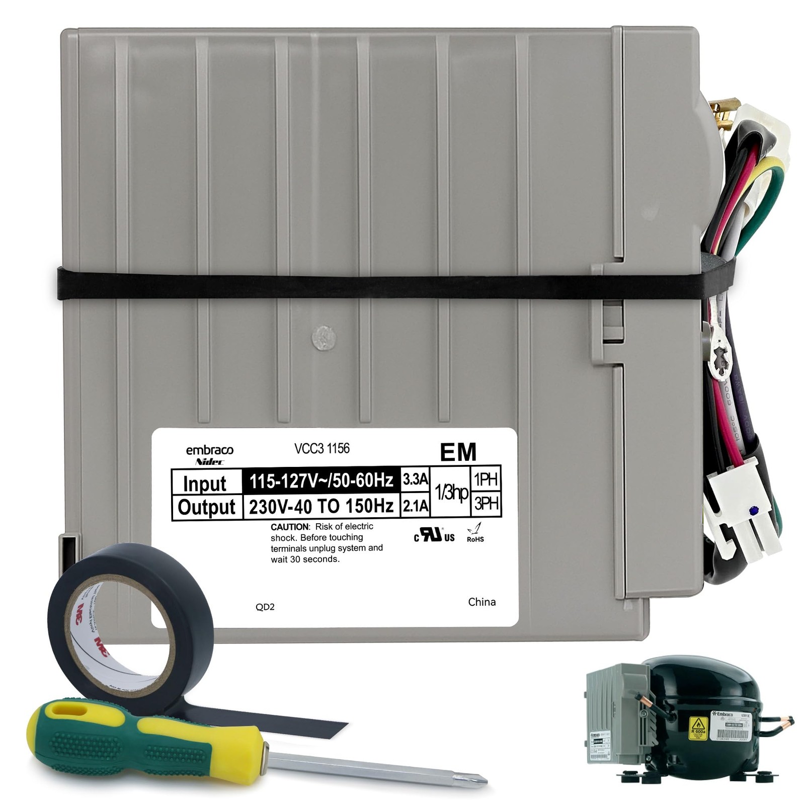 WR55X30490 Inverter Board for GE Haier Refrigerators, Energy Efficient Replaceme