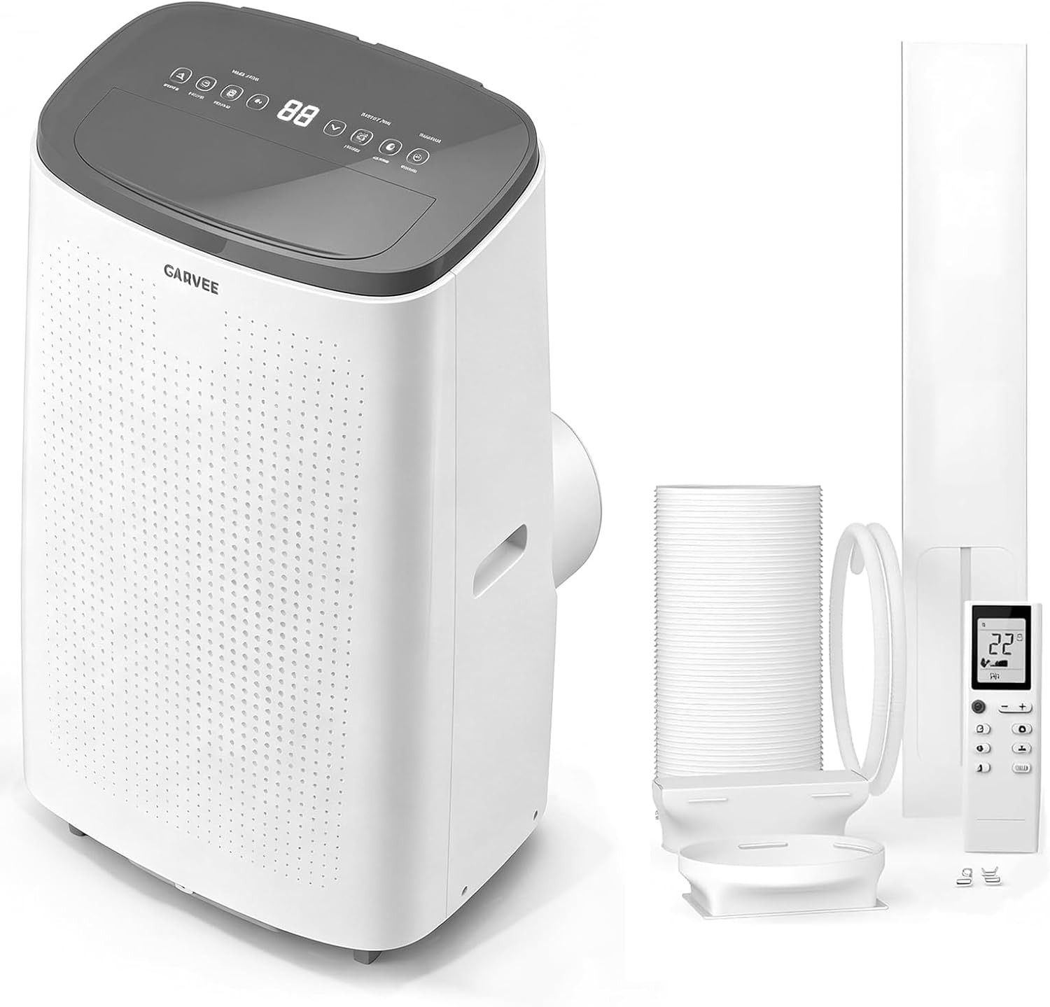 14000 BTU Portable Air Conditioner 3-in-1 Cooling Dehumidifier Fan 700 Sq. ft