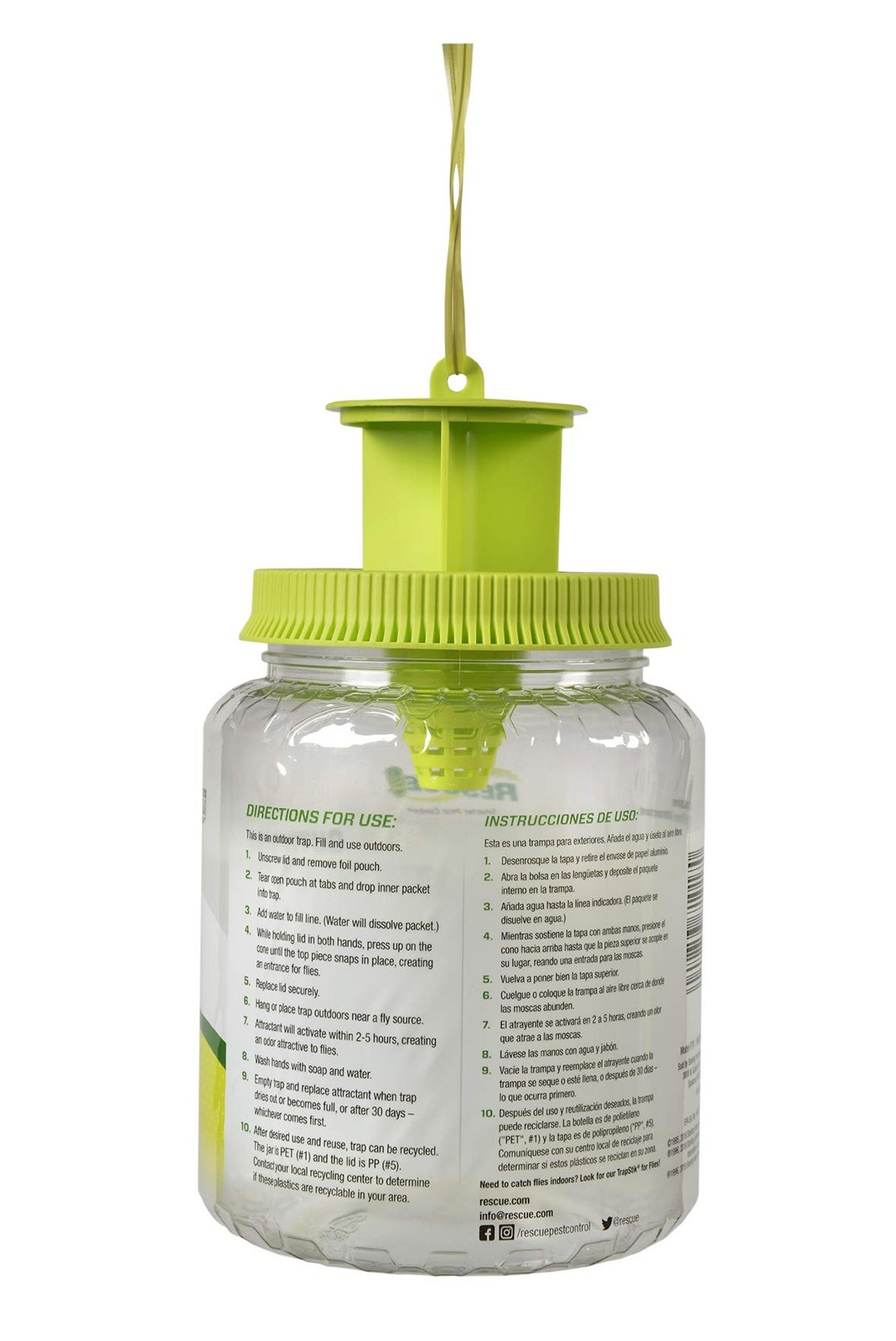 RESCUE! Outdoor Fly Trap – Reusable