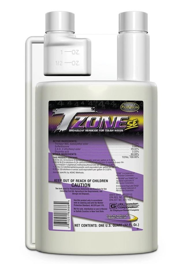 T-Zone SE Broadleaf Herbicide – Quart – Quart