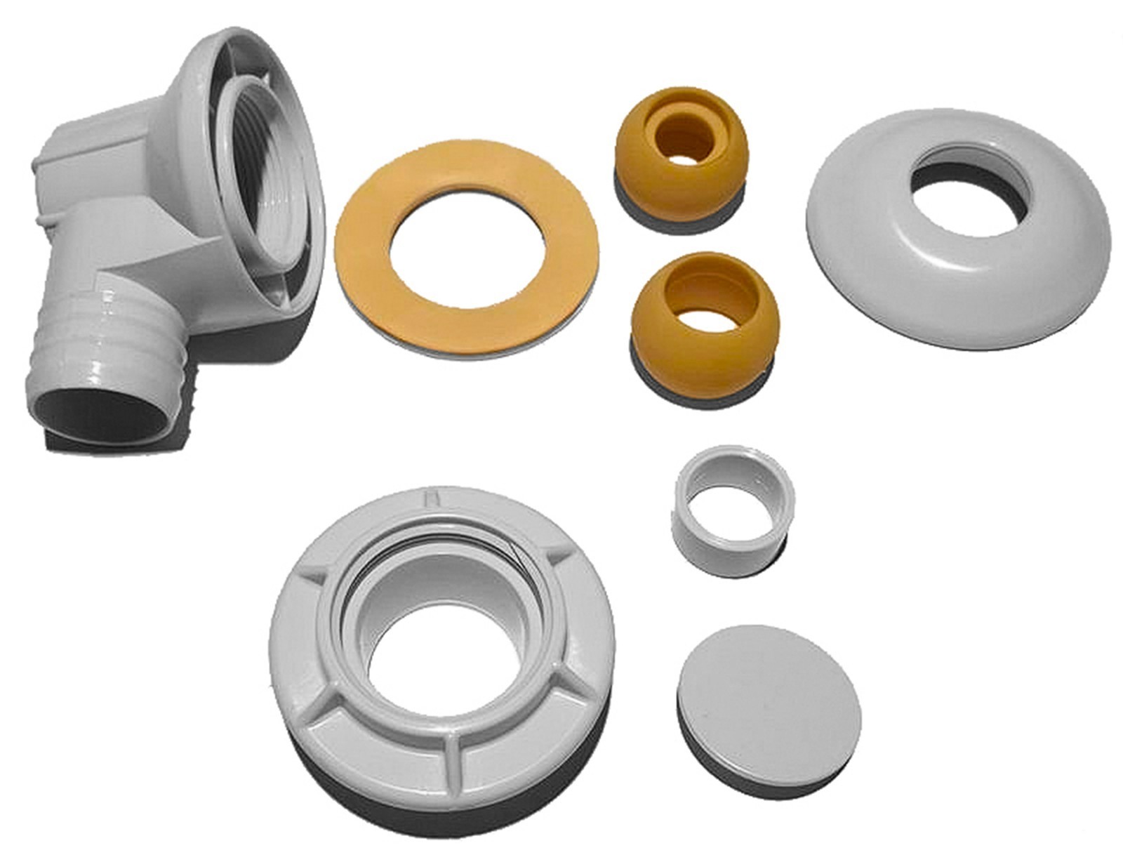 Lomart 1.5″ Complete Return Inlet Kit – Grey | Fits Doughboy Embassy Pool