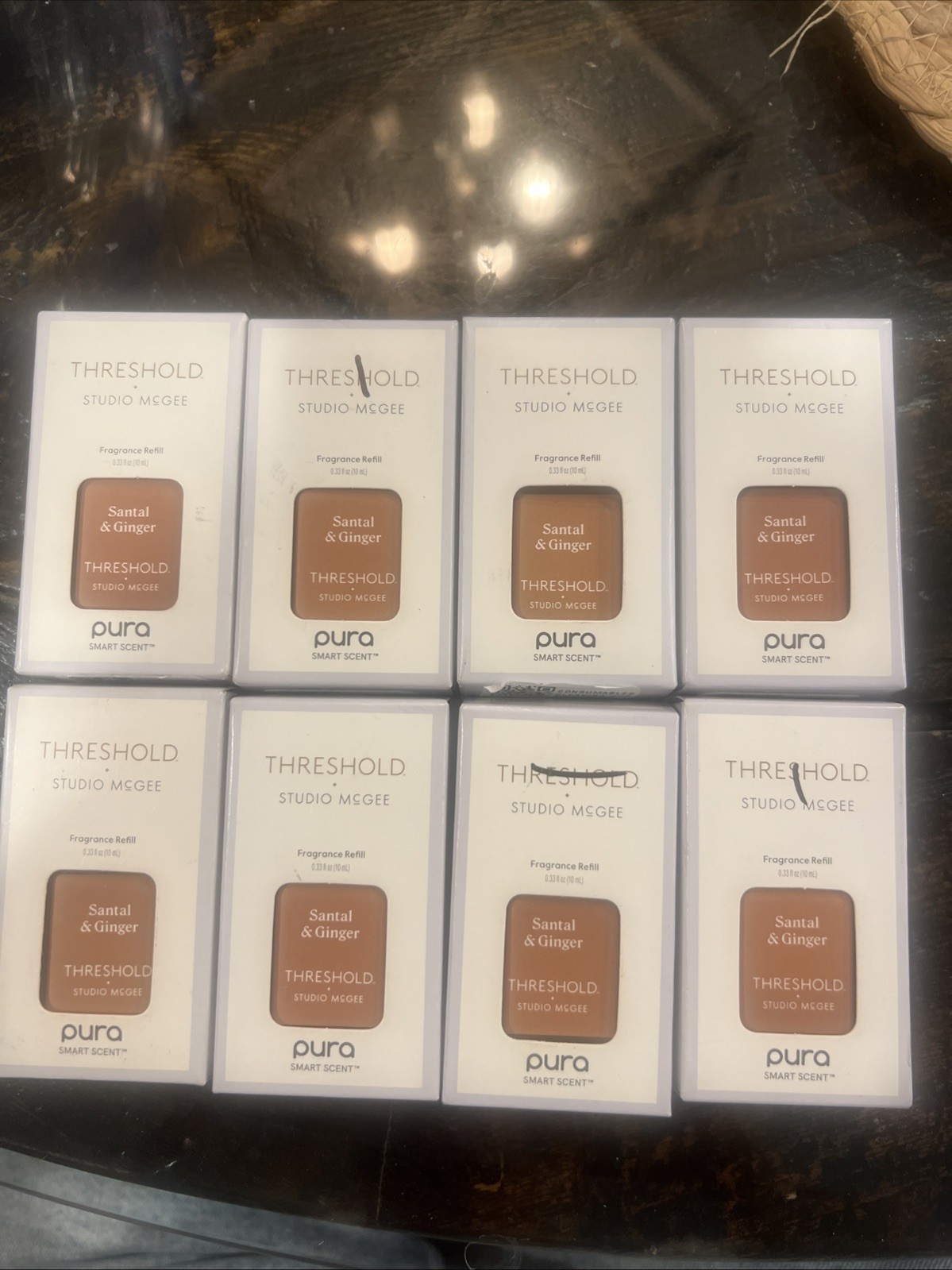 Pura Smart Scent Santal Ginger Threshold Fragrance Refill For Diffuser Lot Of 8