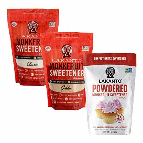 Lakanto Monkfruit Sweetener, 1:1 Sugar Assorted FlavorNames , Sizes