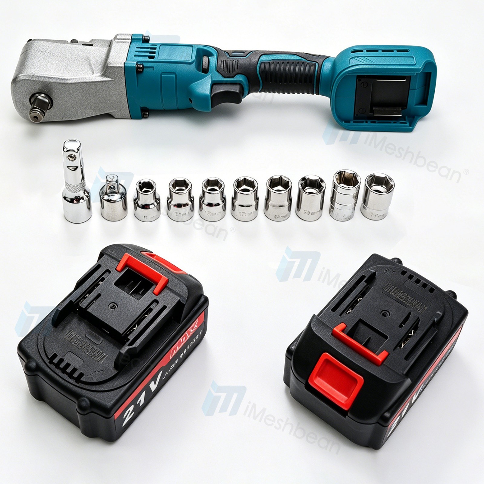 Cordless Brushless Impact Driver Hammer Drill Combo Kit with 2 Battery & Charger