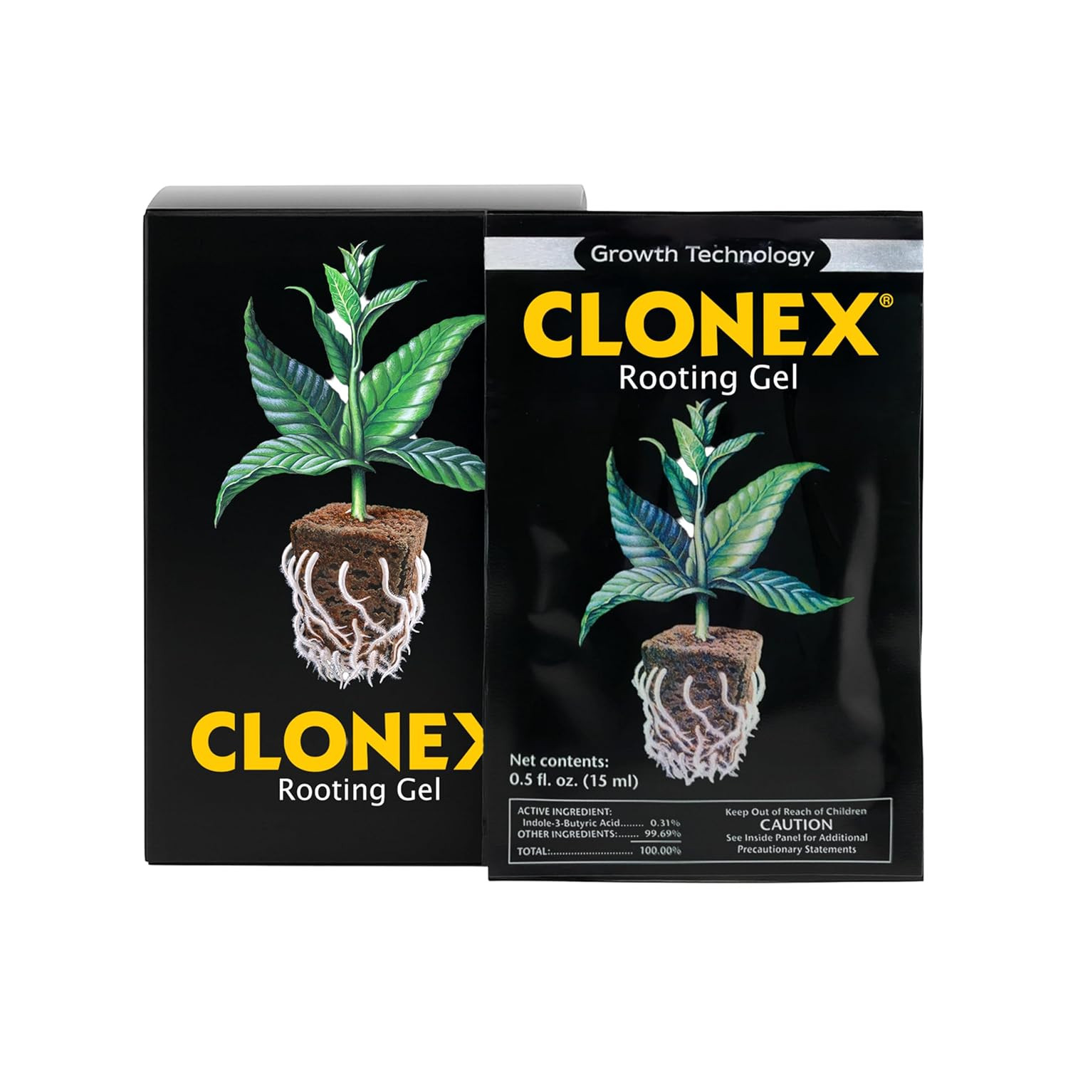 Clonex Rooting Gel – High-Performance Rooting Compound for Plant Cuttings, Conta
