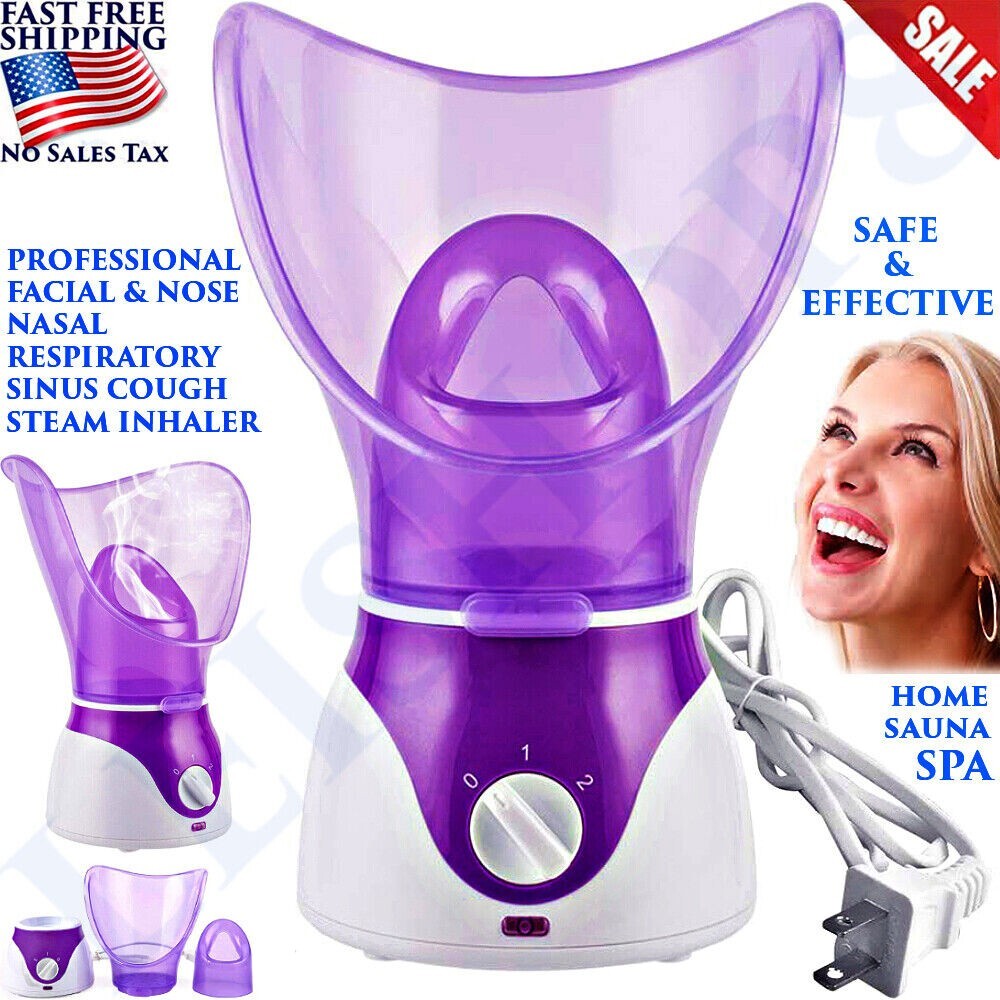 MULTI FUNCTIONAL FACIAL & NOSE NASAL RESPIRATORY SINUS COUGH SPA STEAM INHALER