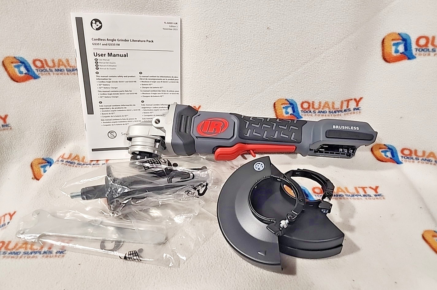 Ingersoll Rand G5351 20V Li-Ion Cordless 4-1/2″ Angle Grinder 1 HP – Bare Tool