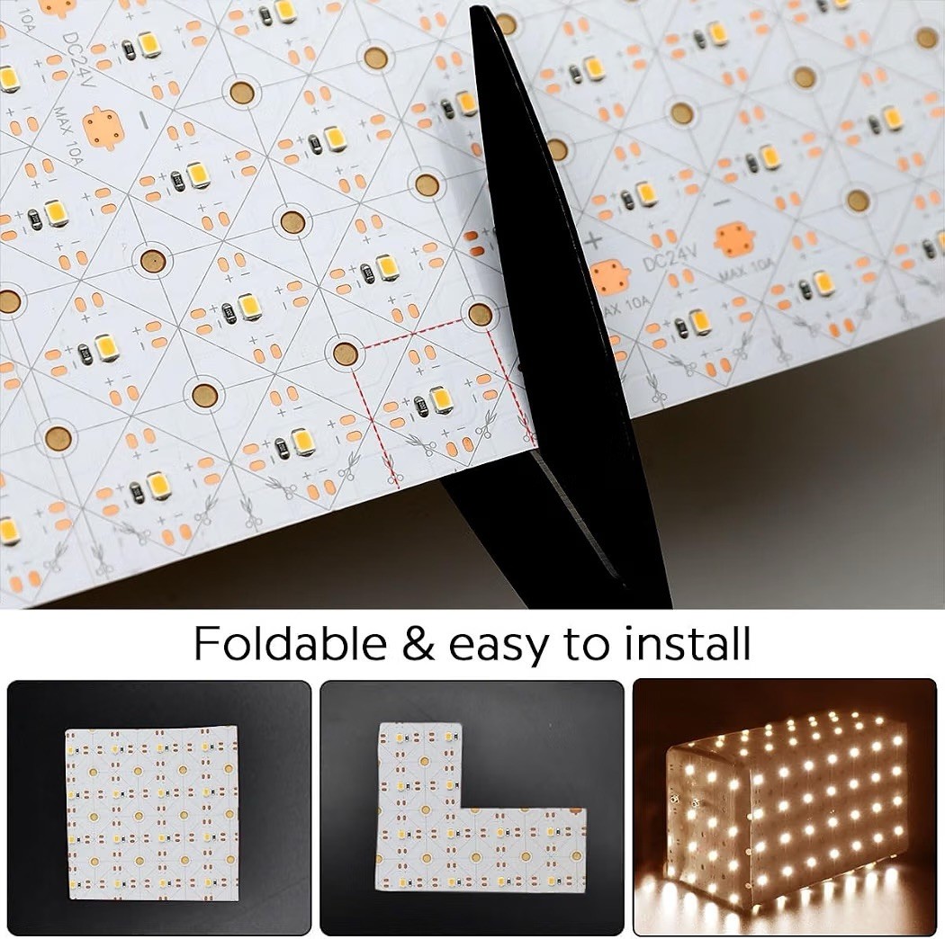 Rollable Large LED Backlight Sheet 16.4ft Long x 9.45in Wide, 24V 240W