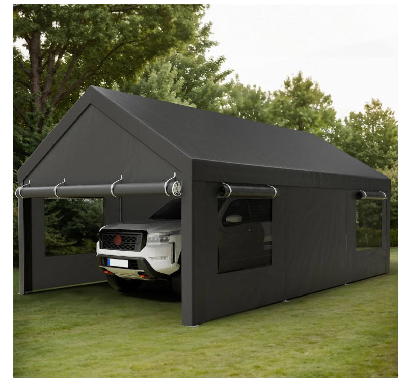 Outdoor Car Shelter Canopy Tent Heavy Duty Garage Cover