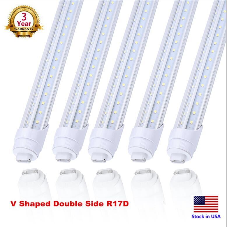 R17D HO Base Rotatable led Tube Light 8ft F96 Replace Fluorescent Bulb Shop Lamp