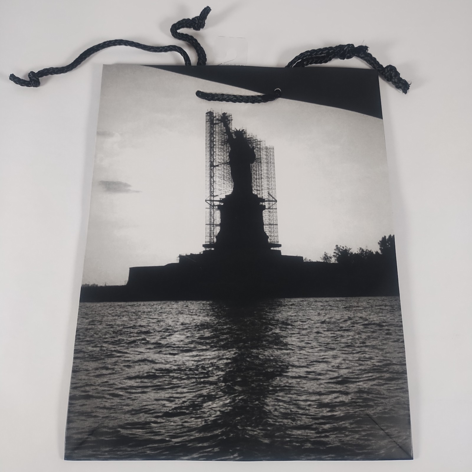 Andy Warhol Gift Bag Statue of Liberty Under Restoration 10″x8″x4″