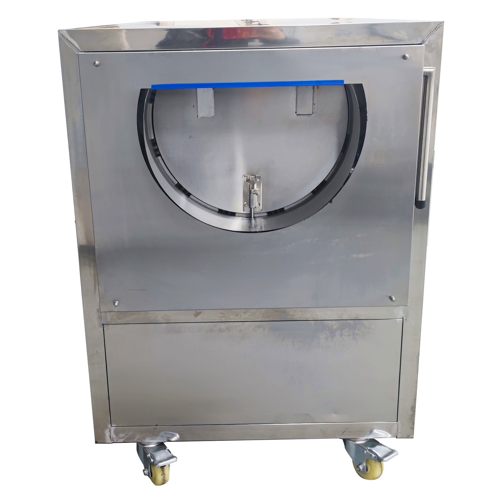 110V Automatic Electric Rolling Peeling Machine 70kg Capacity 4HP Carrot Potato