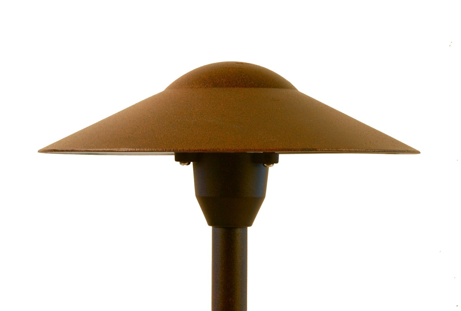 Landscape Low Voltage Lighting – Mushroom Path Light In Rust Finish Pack of 6