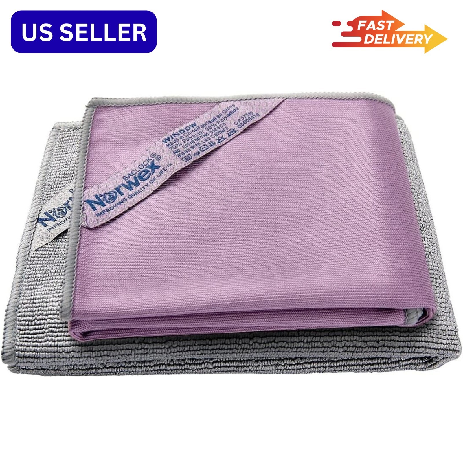 3 PACK (6Pcs) Norwex Basic Package, EnviroCloth + Window Cloth. FAST SHIPPING
