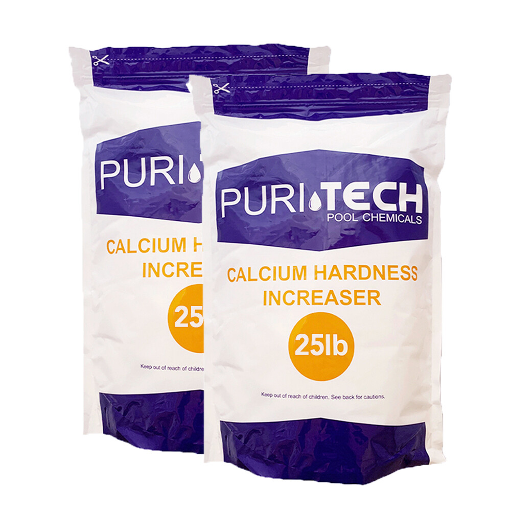 Puri Tech Calcium Hardness Increaser 50 lbs Calcium Chloride for Swimming Pools