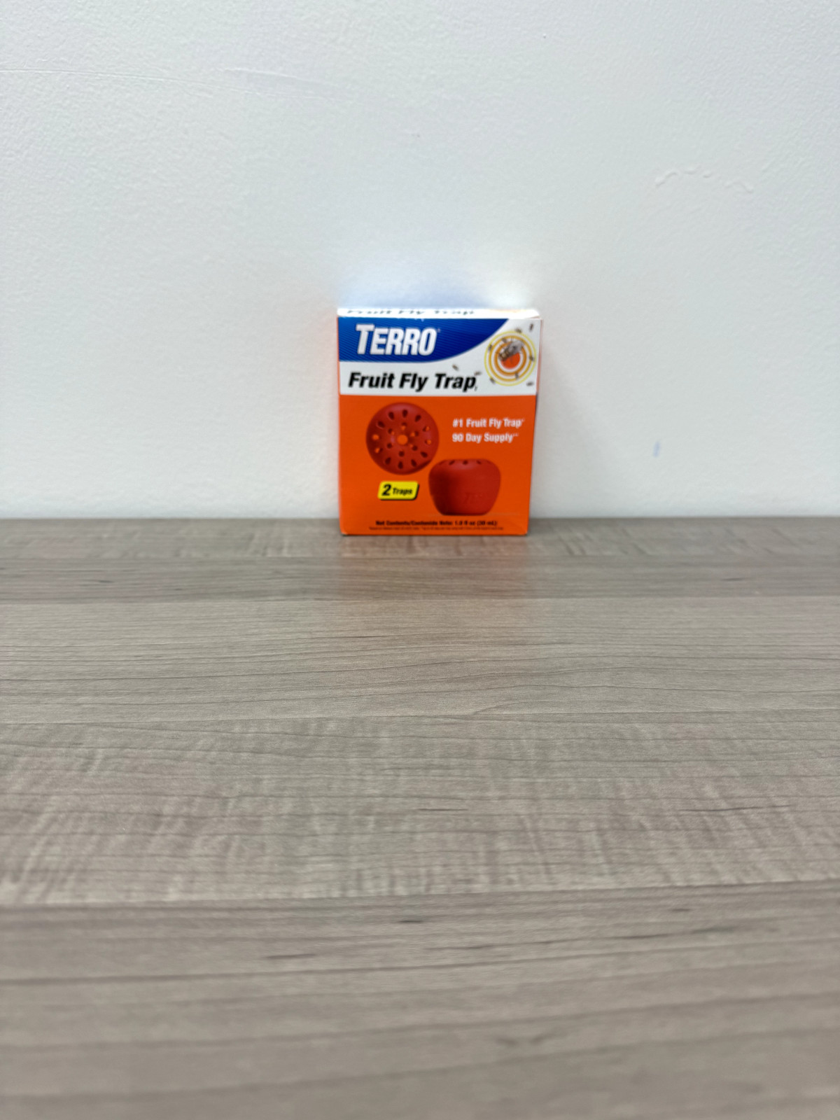 TERRO Indoor Fruit Fly Trap with Built in Window 2 Traps + 90 day Lure Supply