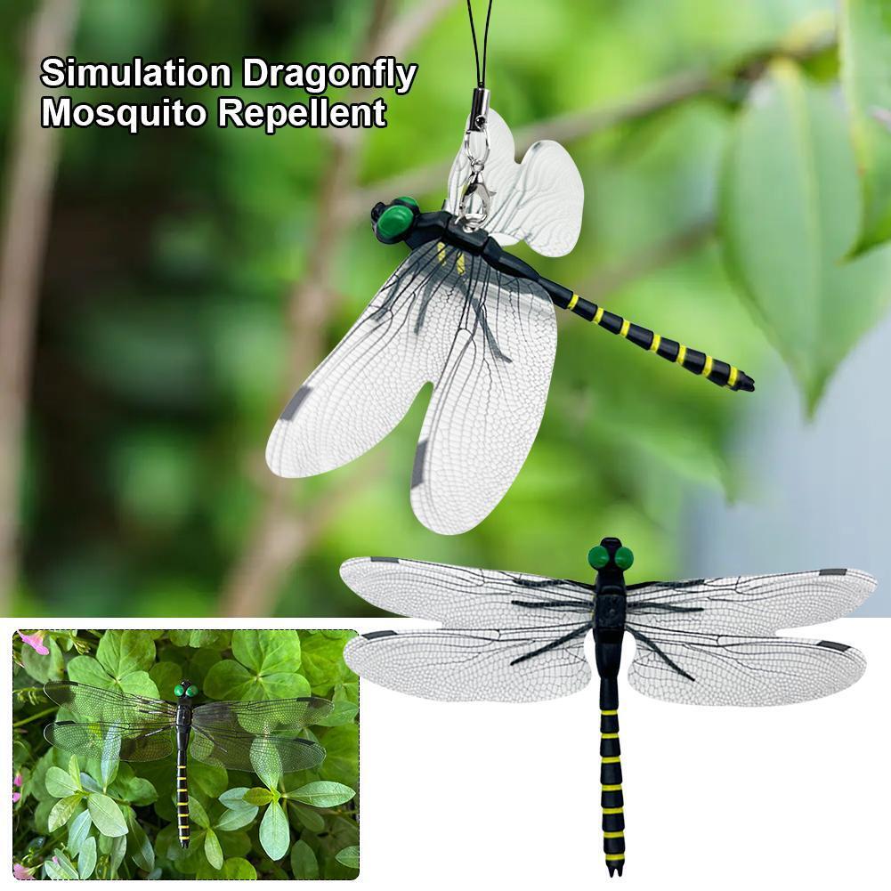 4 PCS Simulation Dragonfly Insect Model Mosquito Repellent For Garden Outdoor