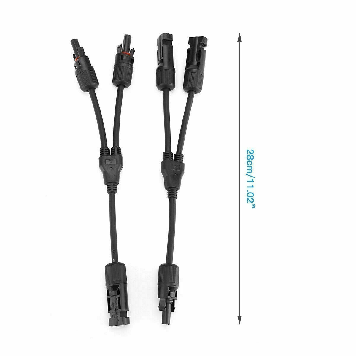 PV Solar Y Adapter T Splitter Cable MMF FFM Waterproof Connector for Solar Panel
