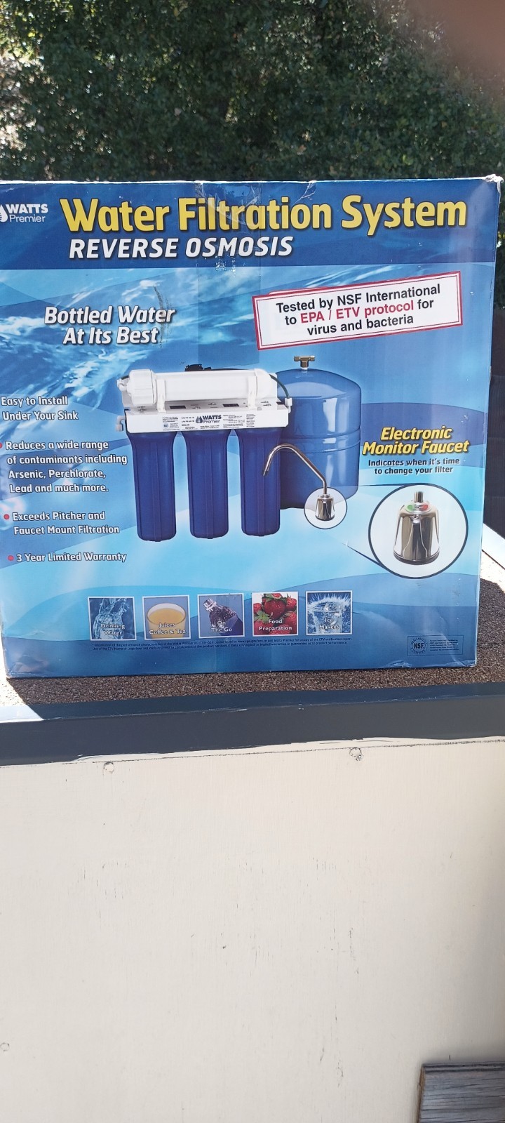 Watts Premier Reverse Osmosis 5 Stage Water Filtration System