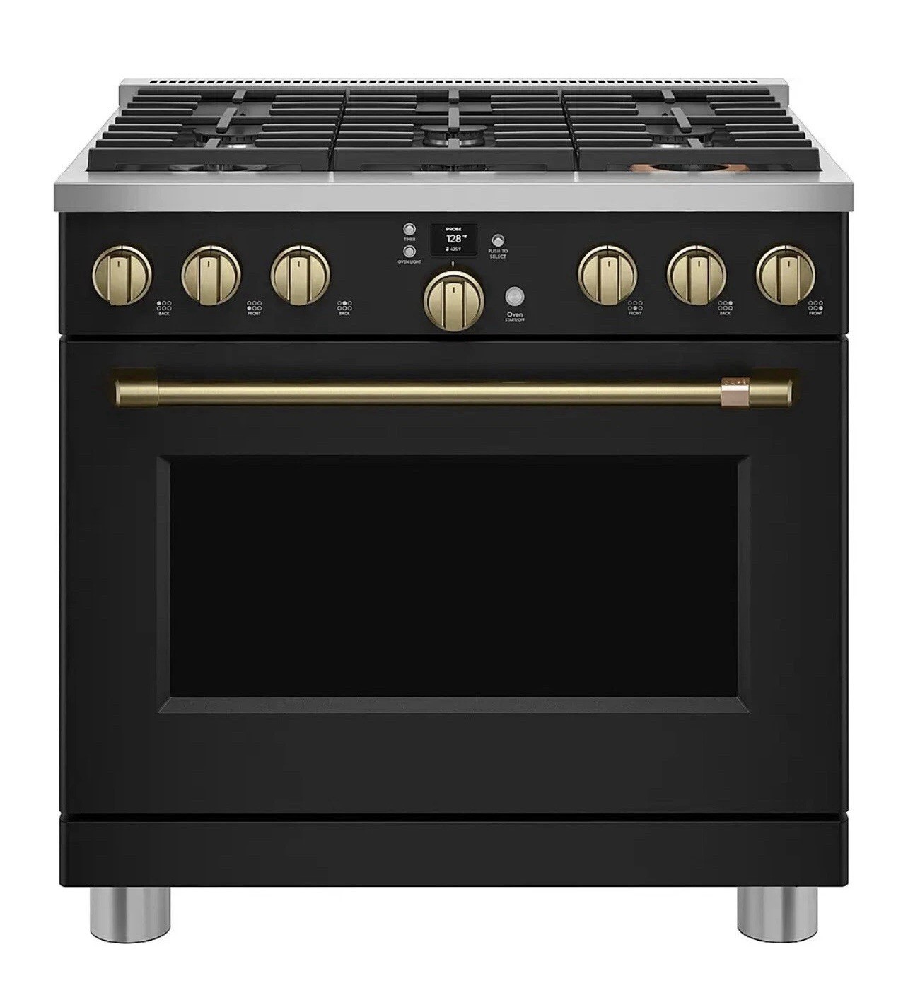 CAFE/GE BRUSHED BRONZE HANDLE/KNOB KIT @CXPR6HKPTBZ FOR PRO RANGES,C-pics & desc