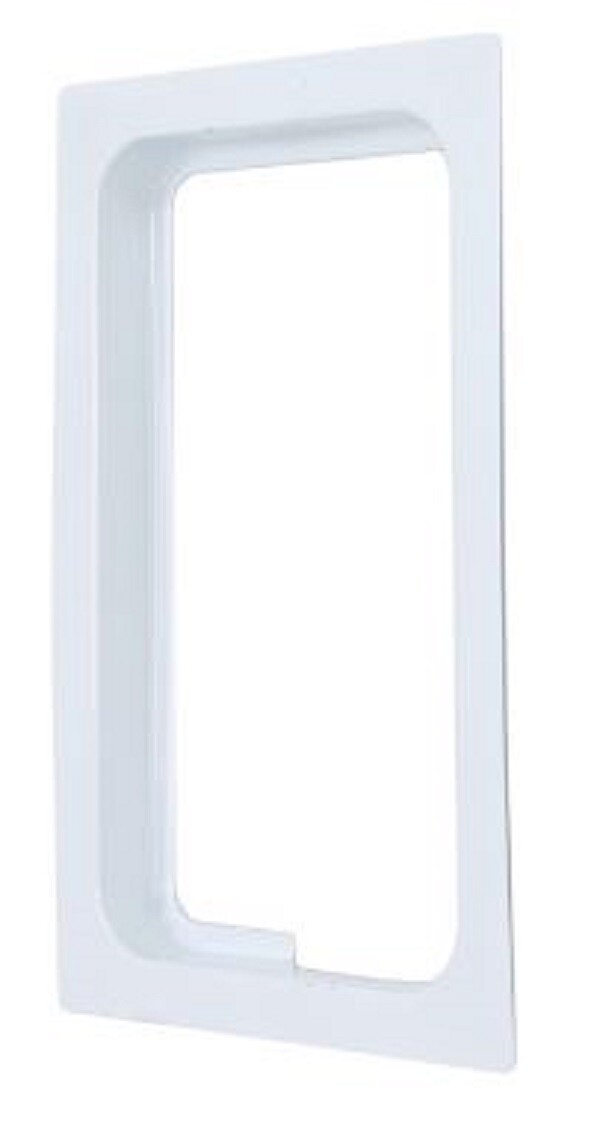 Construction Solutions DBX1000M White Dryer Box Metal w Trim Ring for 2×6 walls