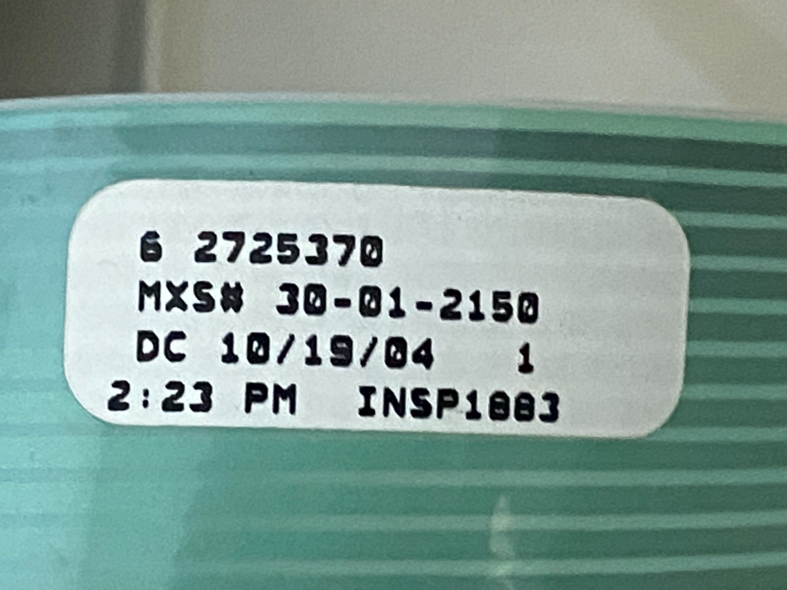 Whirlpool Washer Control Panel (Bisque) P# 22003807 22004257