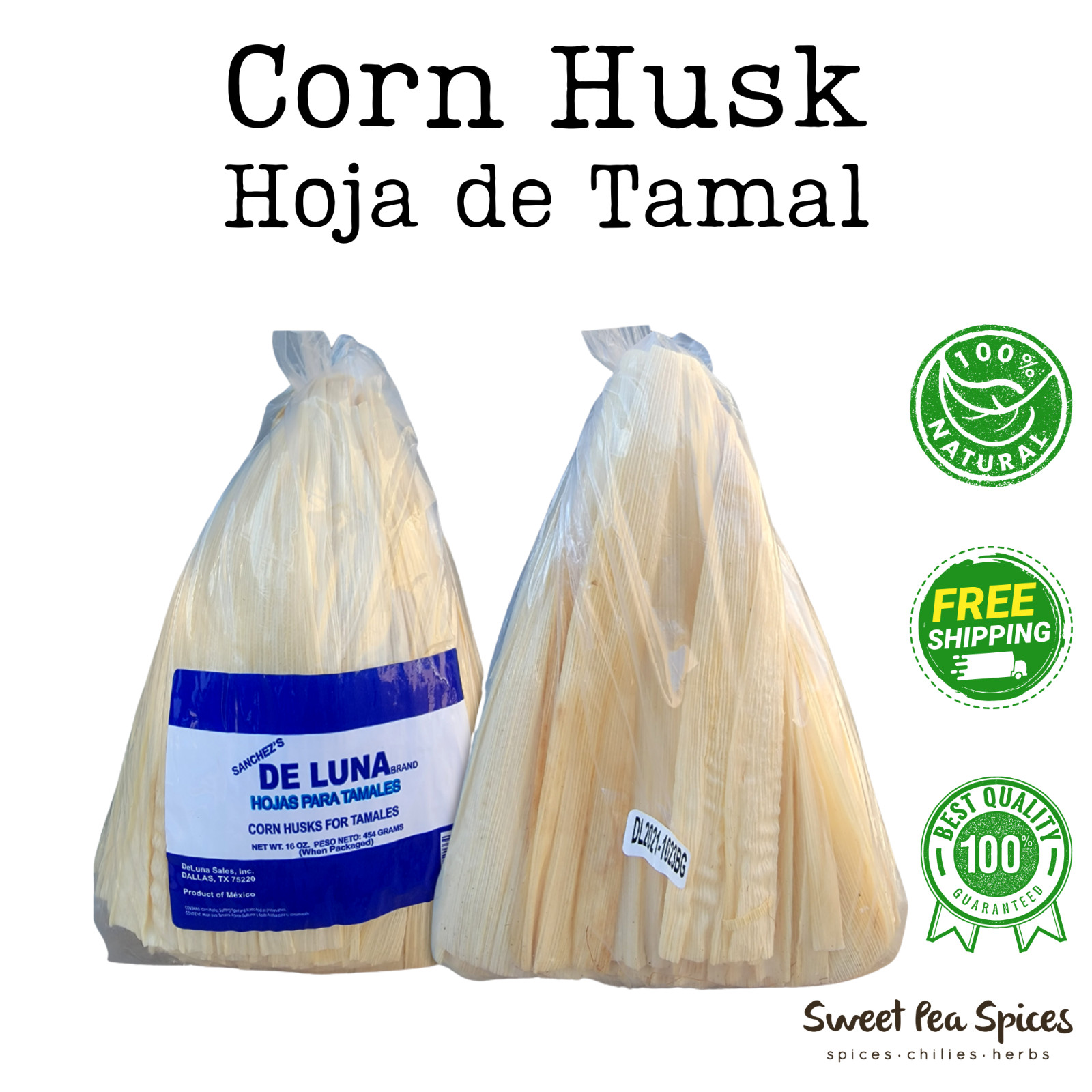 Corn Husk 1-50 lbs – Husks for Tamales / Corn Dolls / Wreaths / Christmas Tamale
