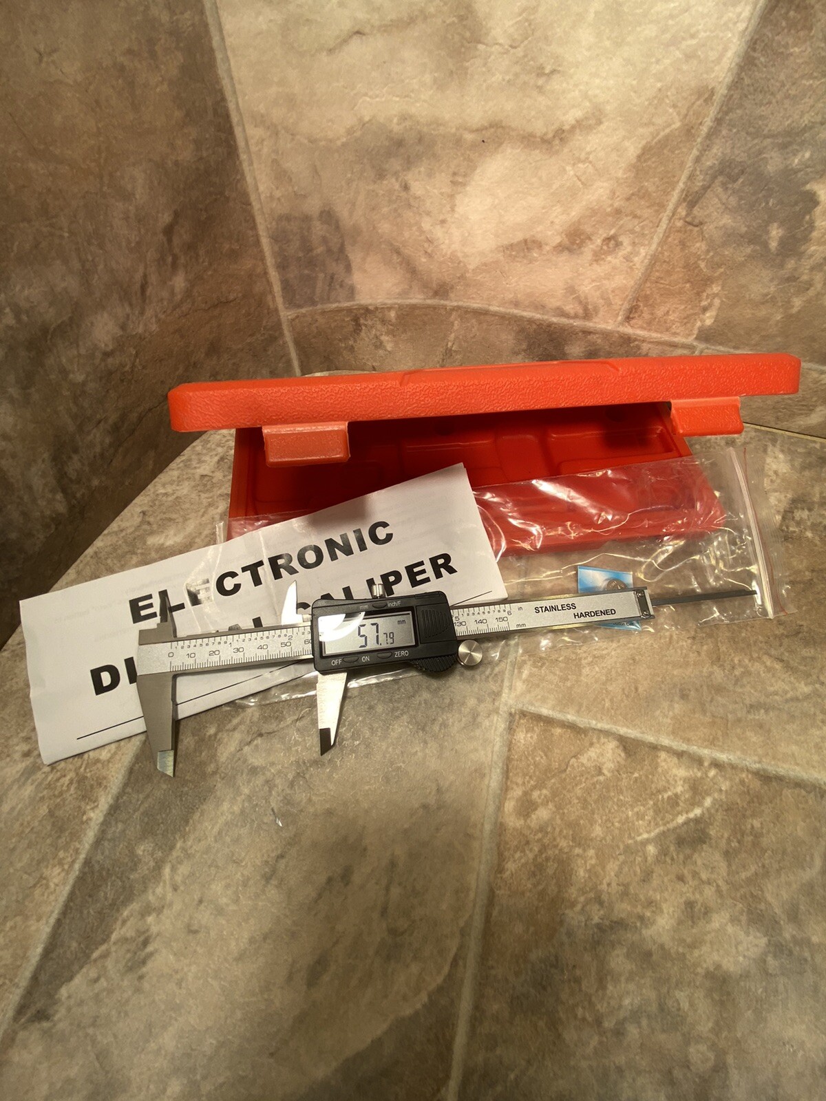 Digital Caliper 0-150mm unbranded tested works new open box
