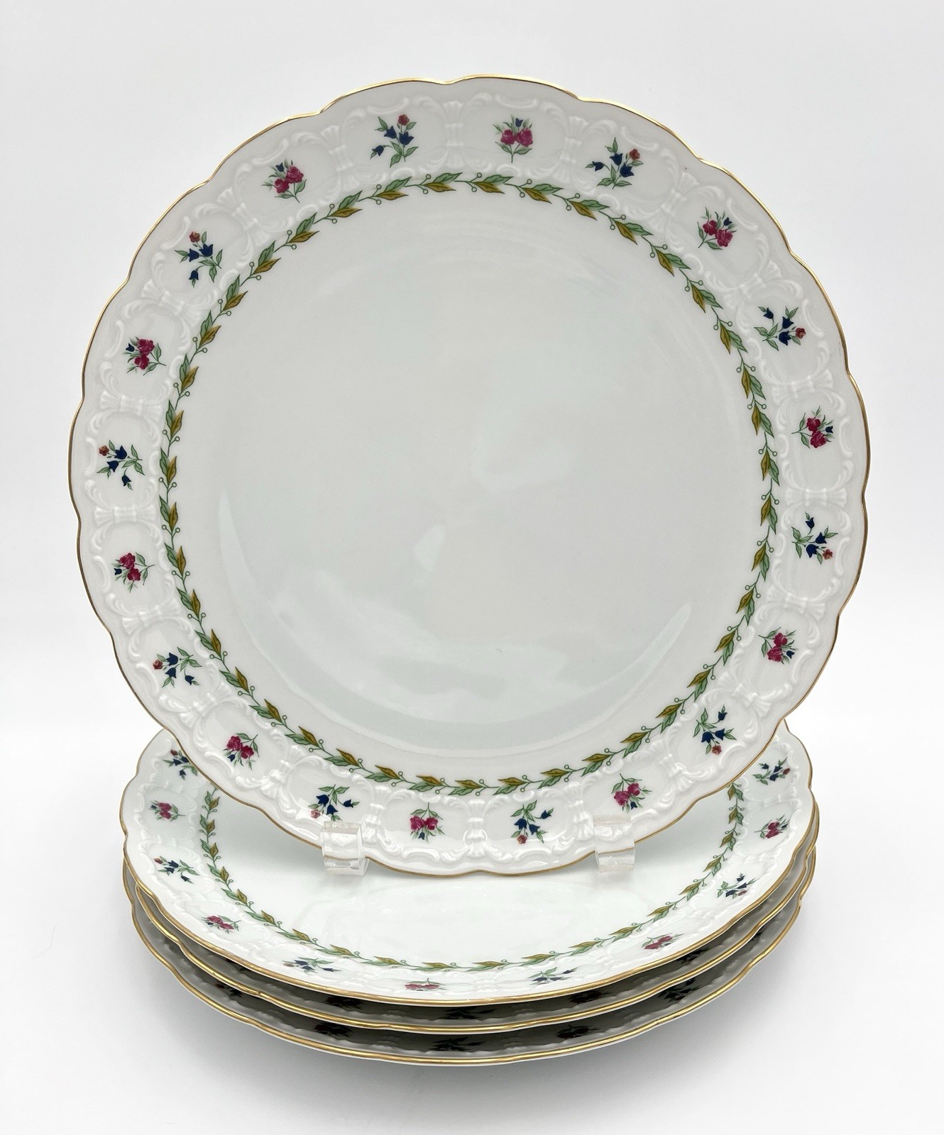FRANCONIA-KRAUTHEIM & ADELBURG Germany “Musette” Dinner Plates Set Of 4