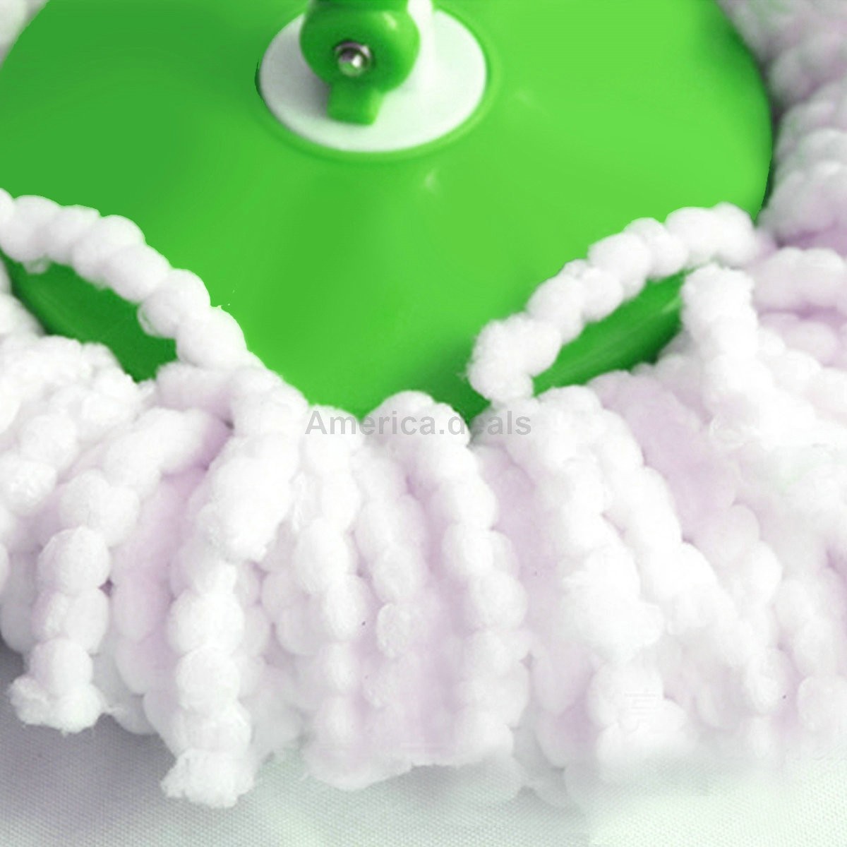 Mop Bucket Set Rolling Spin + 2x Easy wring Microfiber Mop Head Replacement