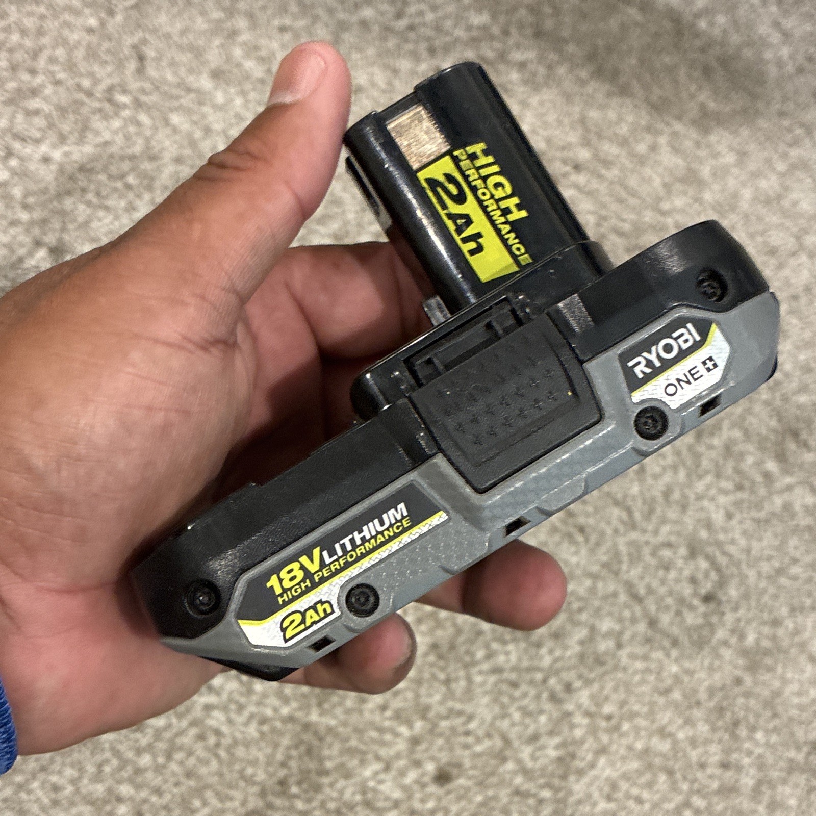 Ryobi ONE+ 18V Li-Ion High Performance 2Ah Battery Pack Gray PBP003