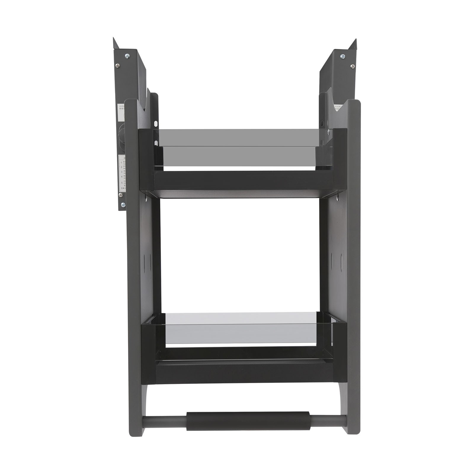 Kitchen Shelf Rack Upper Cabinet 2-Tier Pull Down Cabinet Organizer Rack