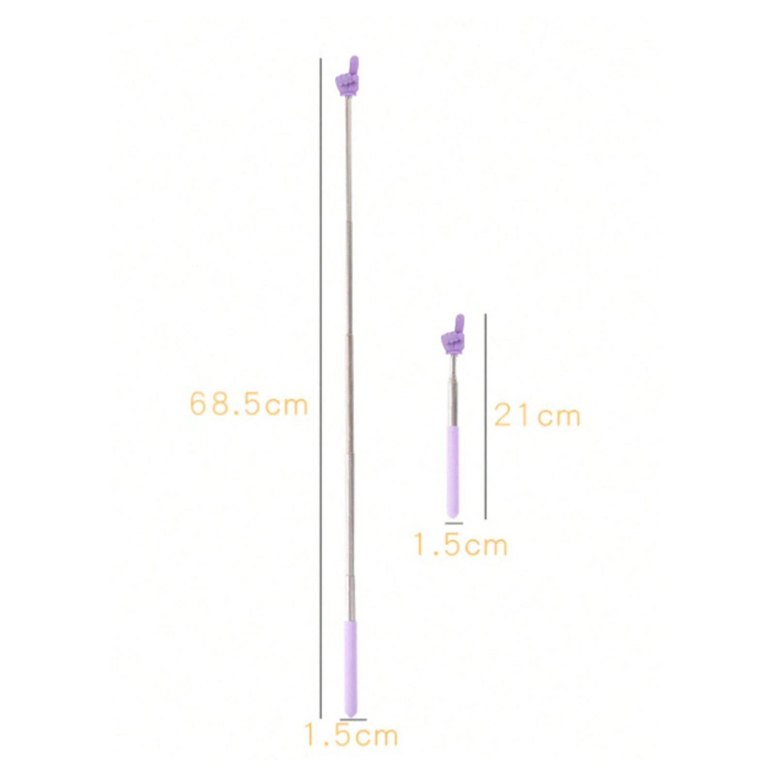 1pc/5pcs Extendable Pointer Stick for Classroom School Teacher Reading Pointer