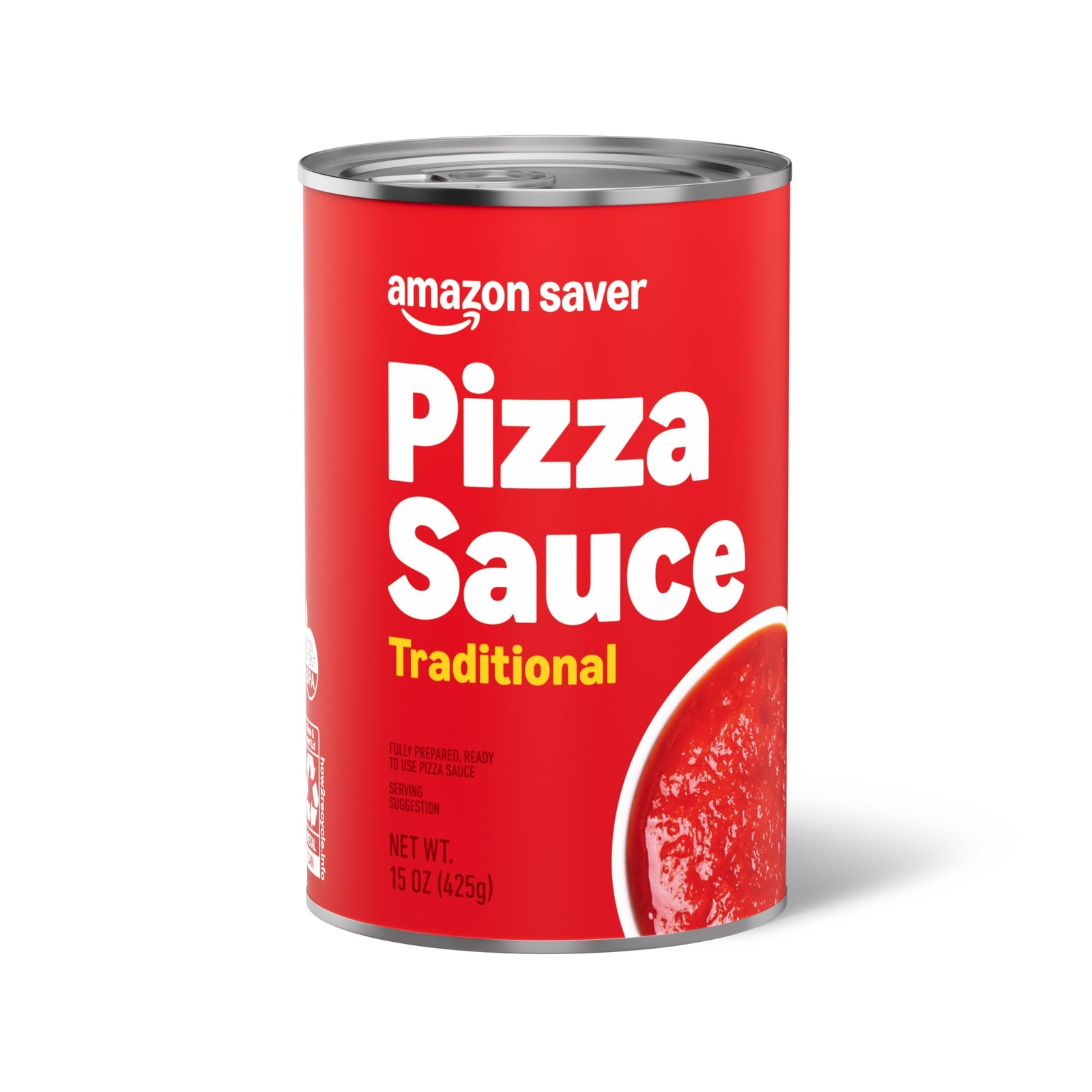 Amazon Saver, Traditional Pizza Sauce, 15 Oz 15 ounce (Pack of 1)