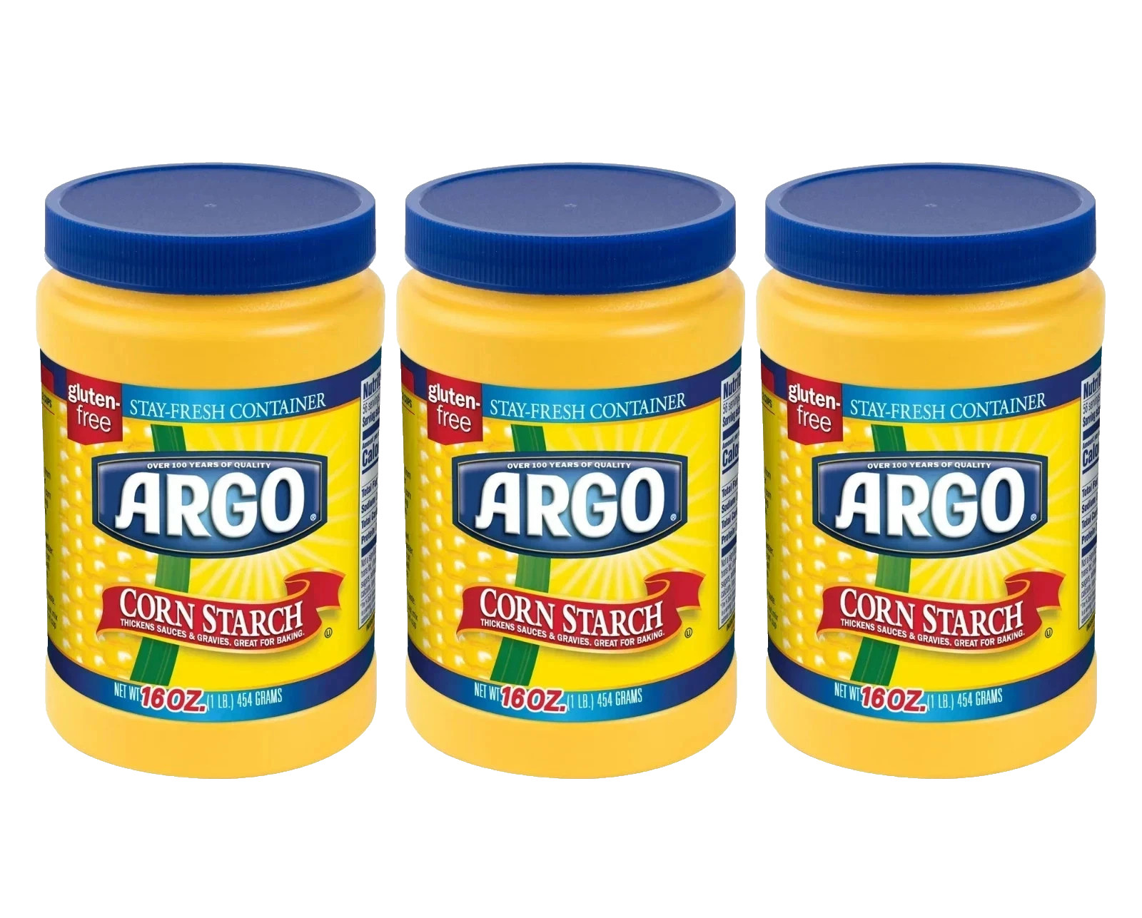 Argo Gluten-Free Corn Starch Thickener, 16 oz (total 6 pack)
