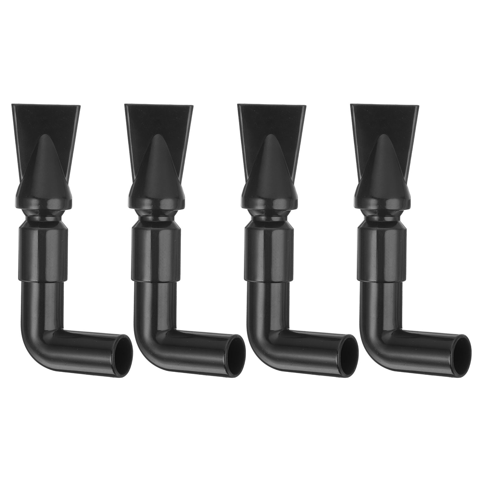 4Pcs 360°Aquarium Pump Nozzle for Aquariums Fish Tanks, Plastic, 19mm/0.75″ OD